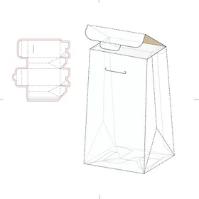 包装盒刀模纸箱版图展开图