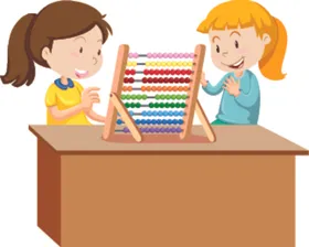 卡通学生插画