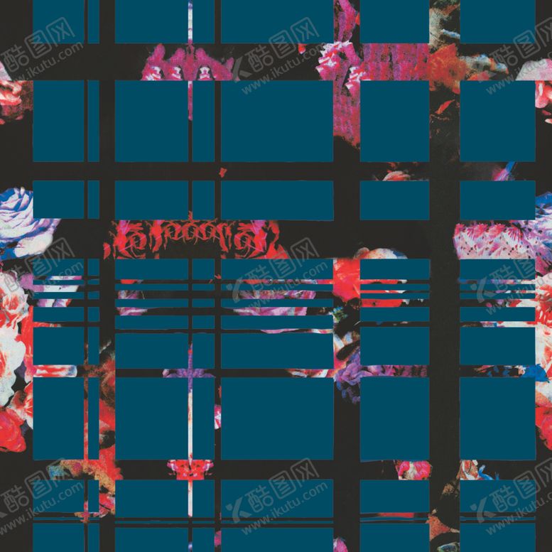 编号：92298107132222563615【酷图网】源文件下载-条纹鲜花无缝