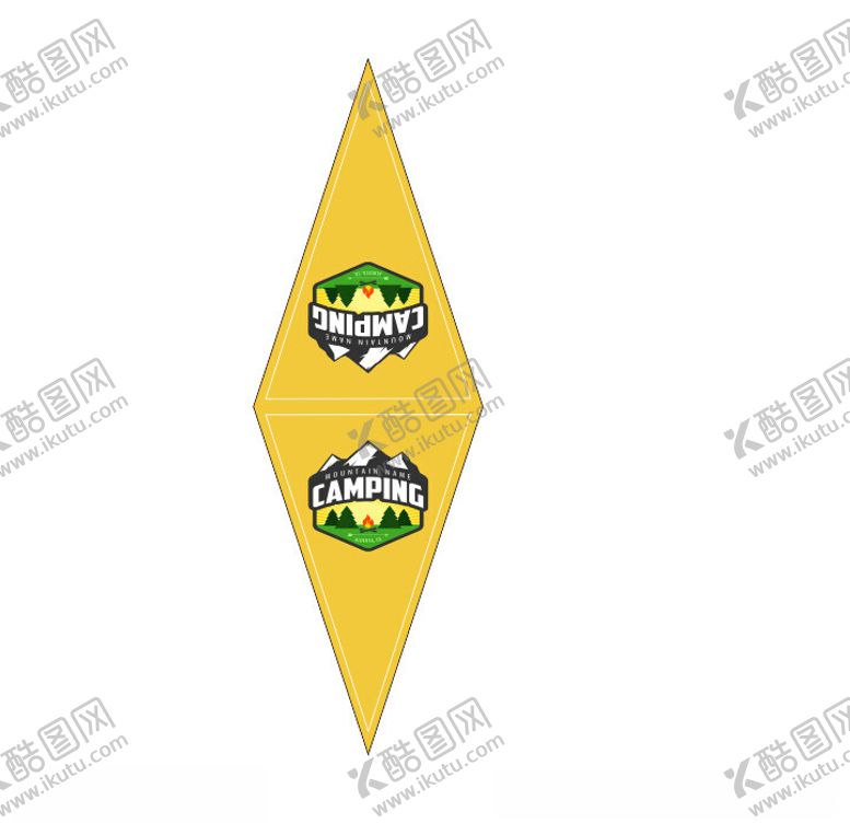 编号：88776112130655518396【酷图网】源文件下载-露营三角旗