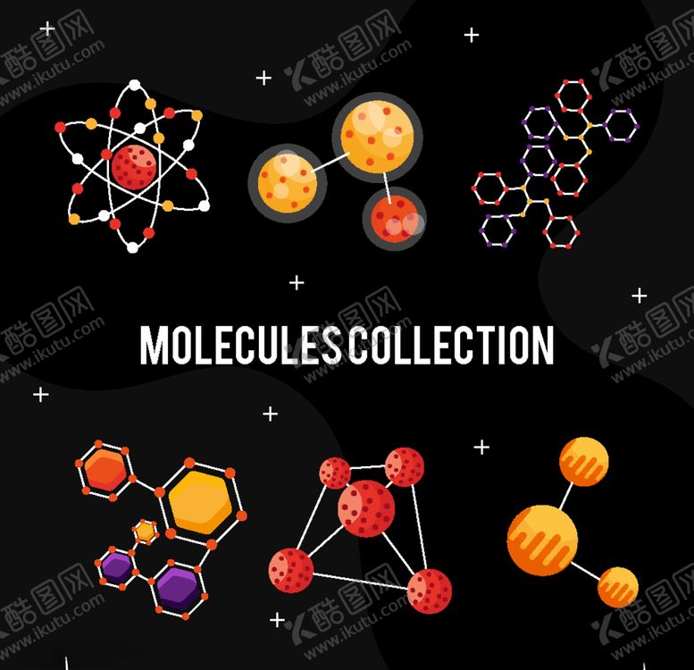 编号：71561509201118008119【酷图网】源文件下载-分子背景