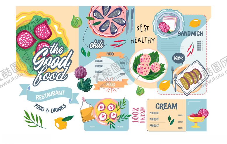 编号：54794109252010448516【酷图网】源文件下载-食品菜单