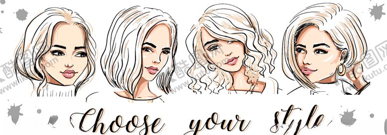 编号：33947109110031254641【酷图网】源文件下载-美女头像