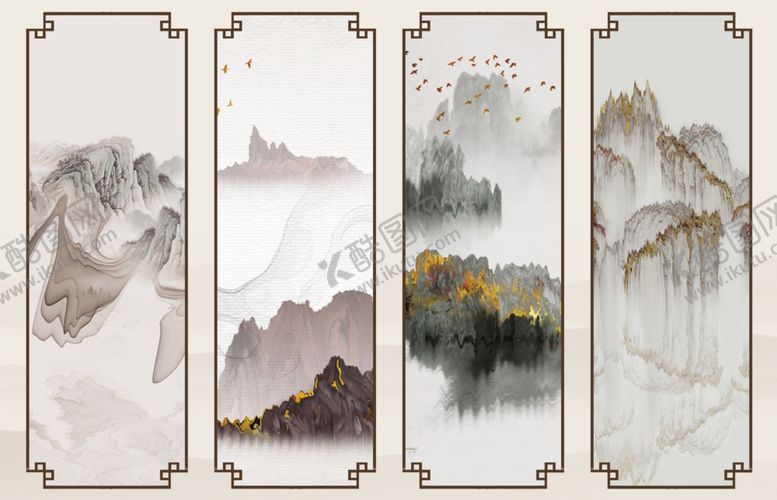 编号：86337309222255061474【酷图网】源文件下载-中式屏风