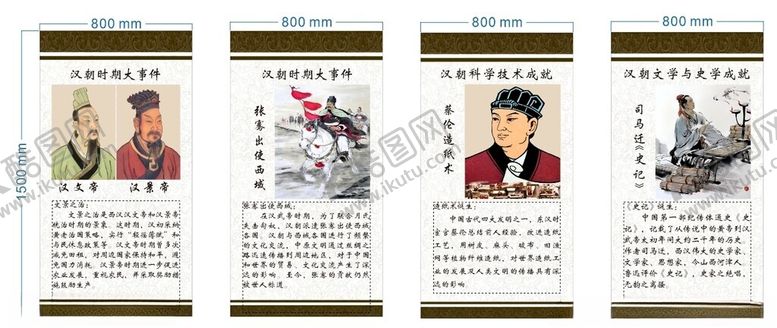 编号：42811802200157311077【酷图网】源文件下载-汉朝时期大事件与科学技术成就