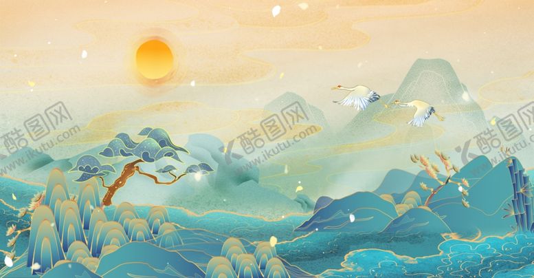 编号：42913805081441212537【酷图网】源文件下载-国潮海报