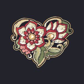 玫瑰花蝴蝶花匹装乱花