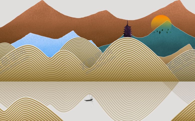 编号：96140509300050501393【酷图网】源文件下载-新中式装饰画