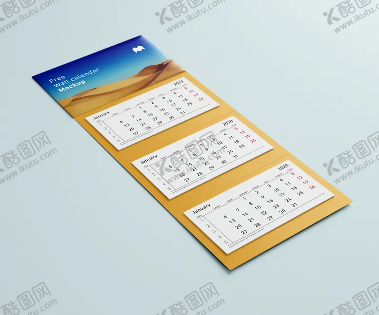 编号：49263809182031092056【酷图网】源文件下载-挂历台历样机模板