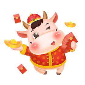 卡通牛形象