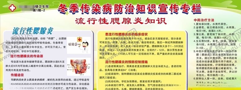 编号：57715007131549148016【酷图网】源文件下载-冬季传染病防治知识宣传专栏