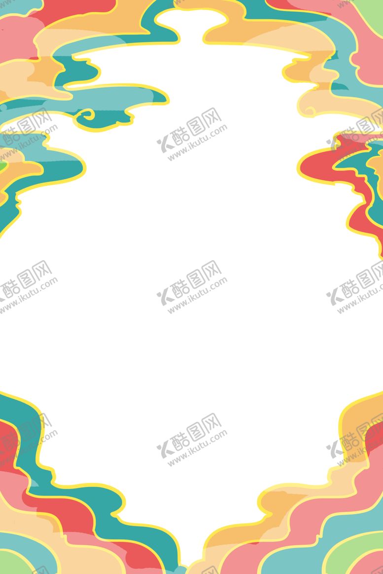 编号：38962607082042055310【酷图网】源文件下载-彩色祥云元素