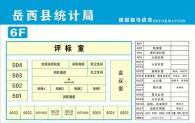 楼层分布示意图
