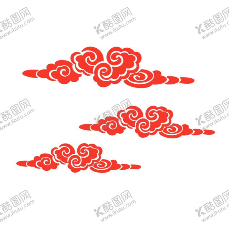 编号：88066810041950413720【酷图网】源文件下载-祥云中国风元素素材png