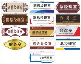 科室牌标识牌门牌标牌