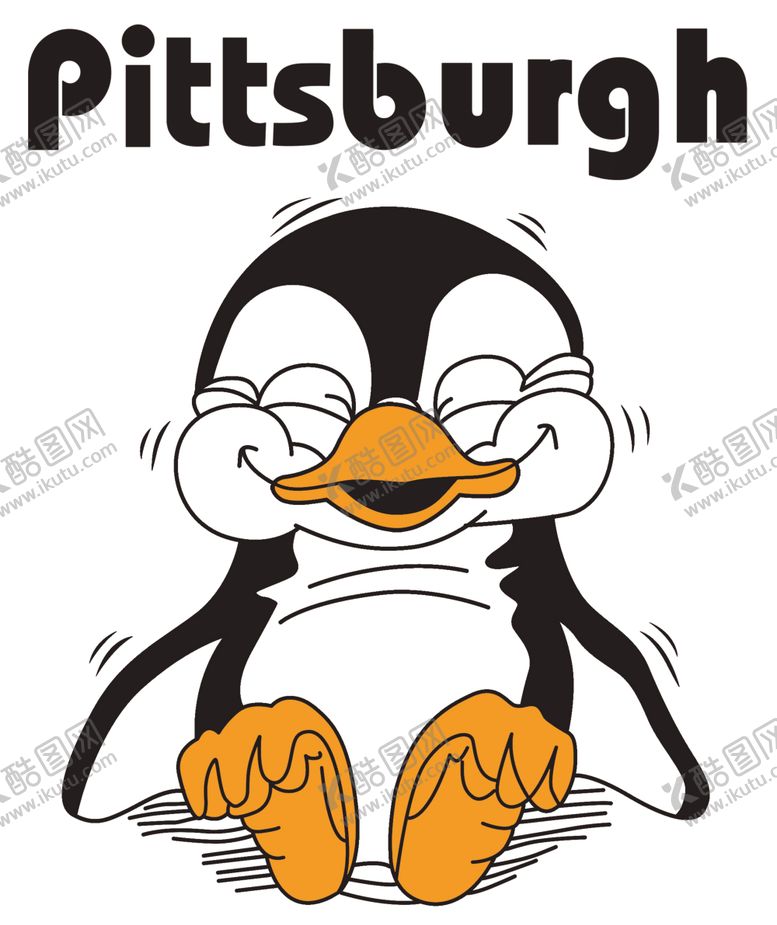 编号：48257309240229578858【酷图网】源文件下载-企鹅卡通坐