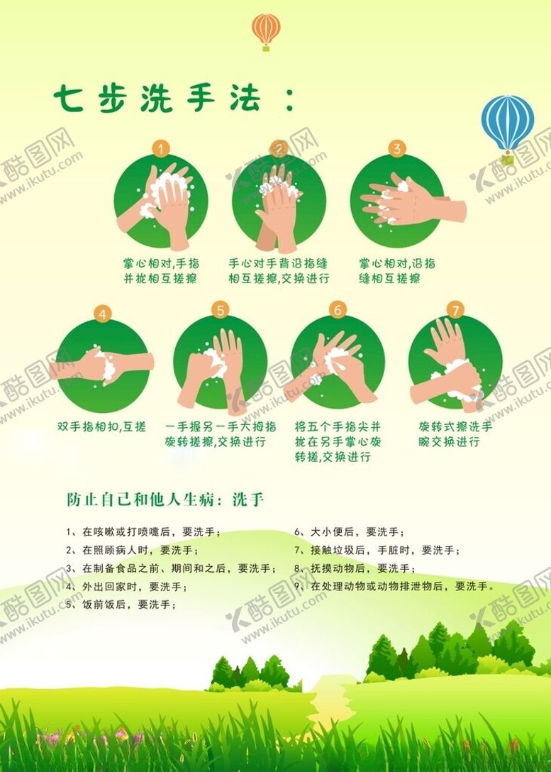 编号：93815402210650349288【酷图网】源文件下载-七步洗手法