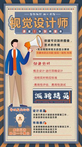 招聘应x展架创意图