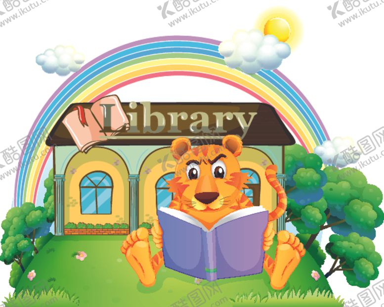 编号：32359810111411357766【酷图网】源文件下载-卡通动物插画