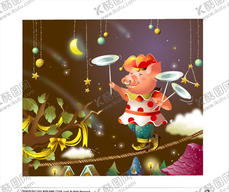 编号：69475407012006178245【酷图网】源文件下载-矢量猪