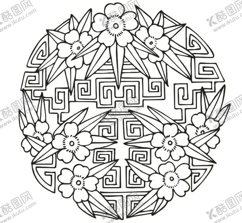 编号：52447201281259037177【酷图网】源文件下载-传统纹样矢量图