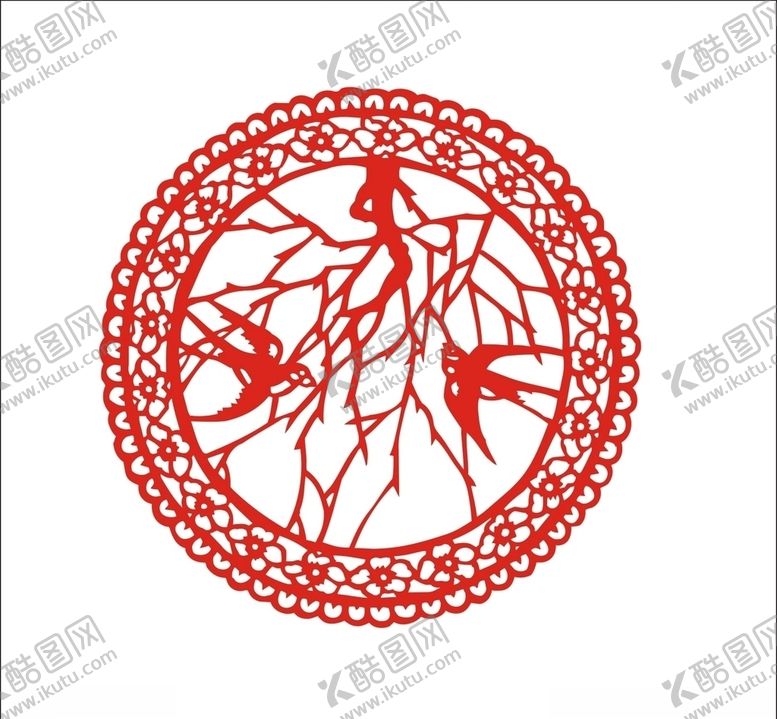 编号：82795007020627287570【酷图网】源文件下载-窗花剪纸