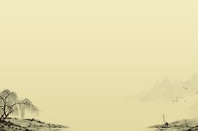 中国风水墨背景水