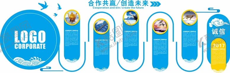 编号：96094701210406128885【酷图网】源文件下载-企业文化墙