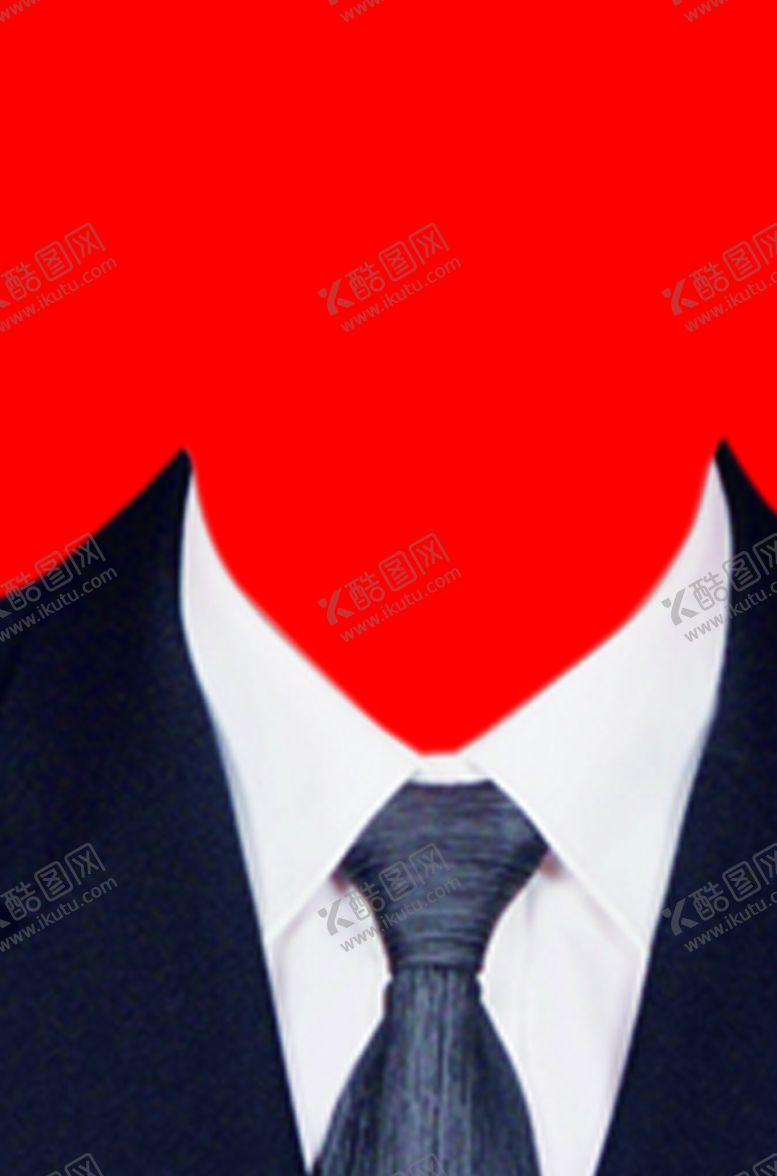 编号：10527209271003329982【酷图网】源文件下载-男士西装证件照