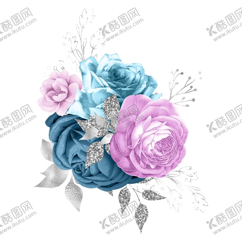编号：41619507131204169847【酷图网】源文件下载-水彩花
