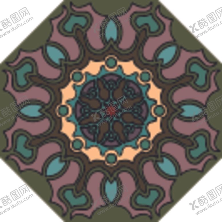 编号：27868409230746578470【酷图网】源文件下载-古典少数民族花纹底纹矢量