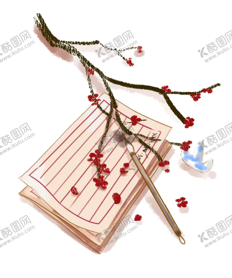 编号：17412906171617343764【酷图网】源文件下载-中国风水墨梅