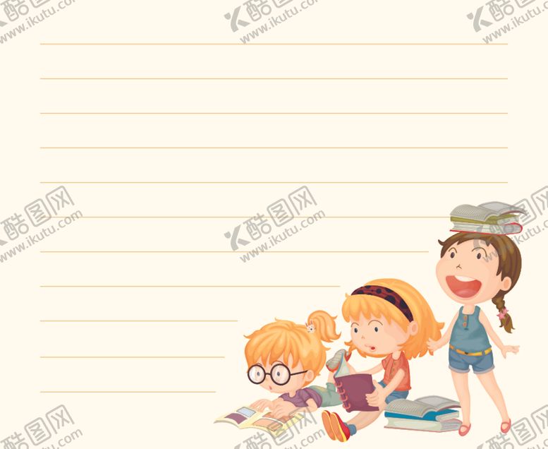 编号：68608009301817423761【酷图网】源文件下载-卡通学生