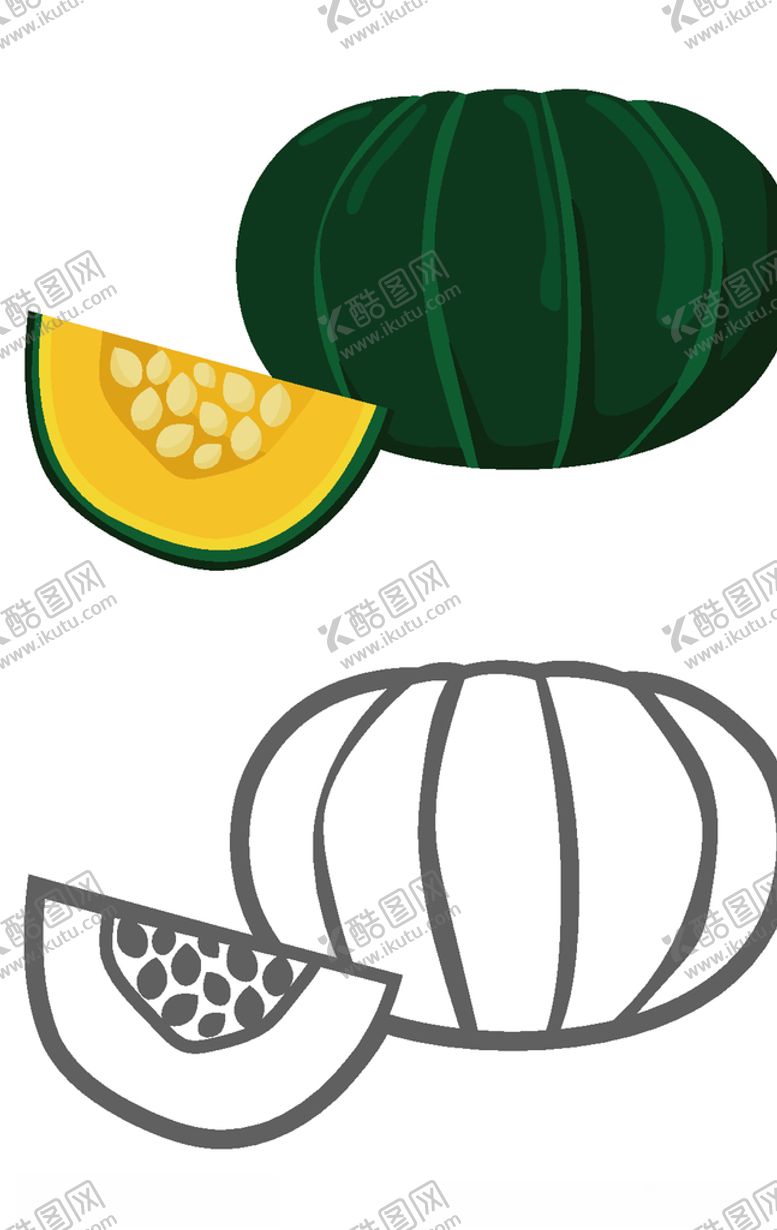 编号：95569609100013535800【酷图网】源文件下载-手绘卡通蔬菜