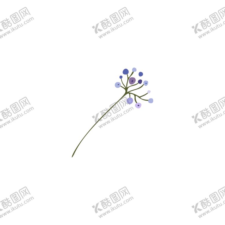编号：23319910290552112309【酷图网】源文件下载-森系花枝
