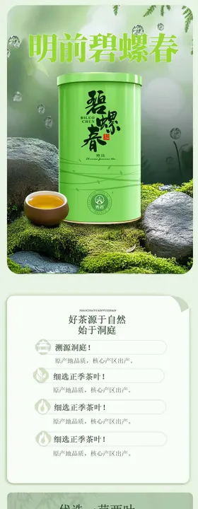 电商淘宝食品茶叶柿饼详情页模板