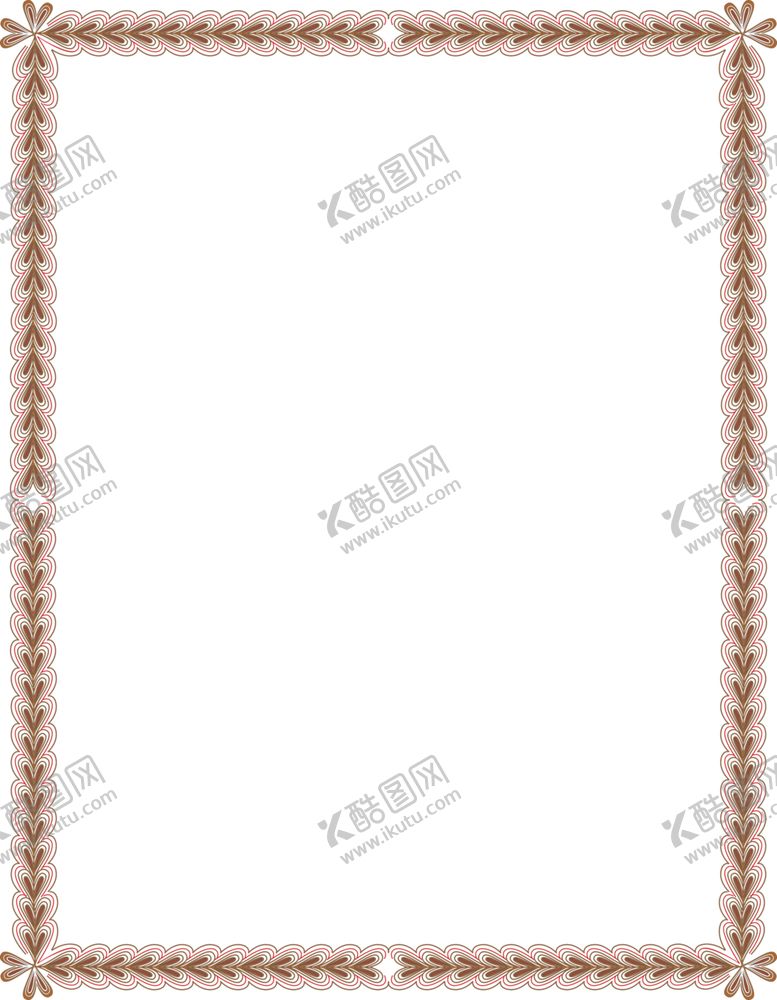 编号：18163709272244079658【酷图网】源文件下载-简约花纹边框