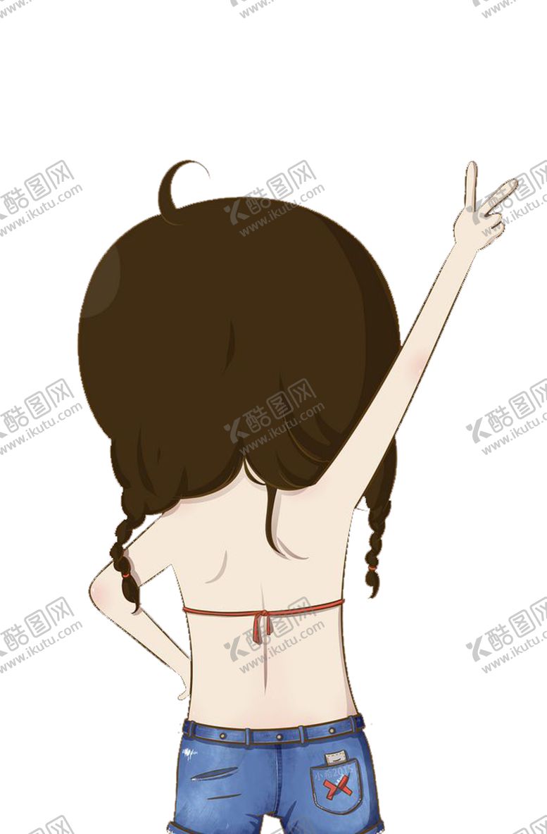 编号：99520004182309107485【酷图网】源文件下载-彩绘人物背影