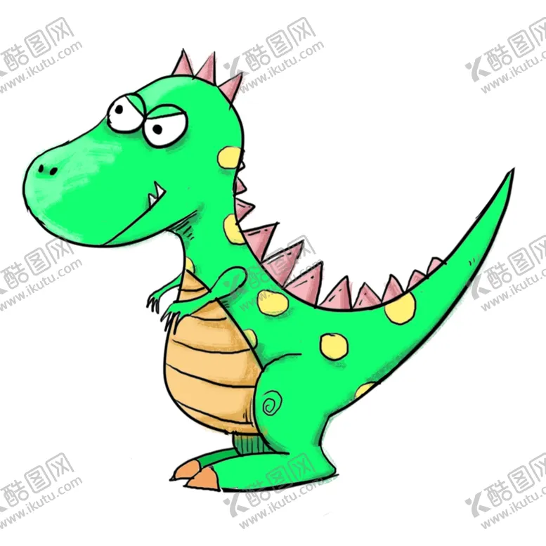 编号：42226012011222071394【酷图网】源文件下载-手绘卡通恐龙