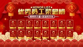 优秀员工荣誉榜