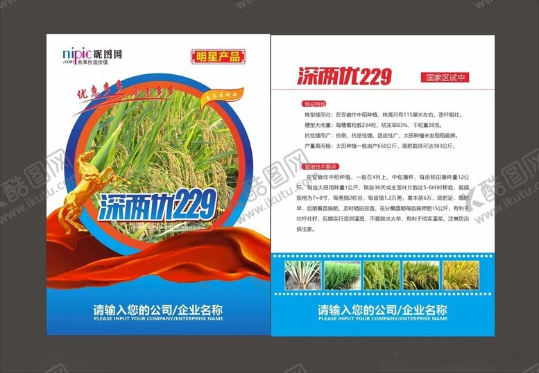 编号：98963702130009341859【酷图网】源文件下载-农业单页