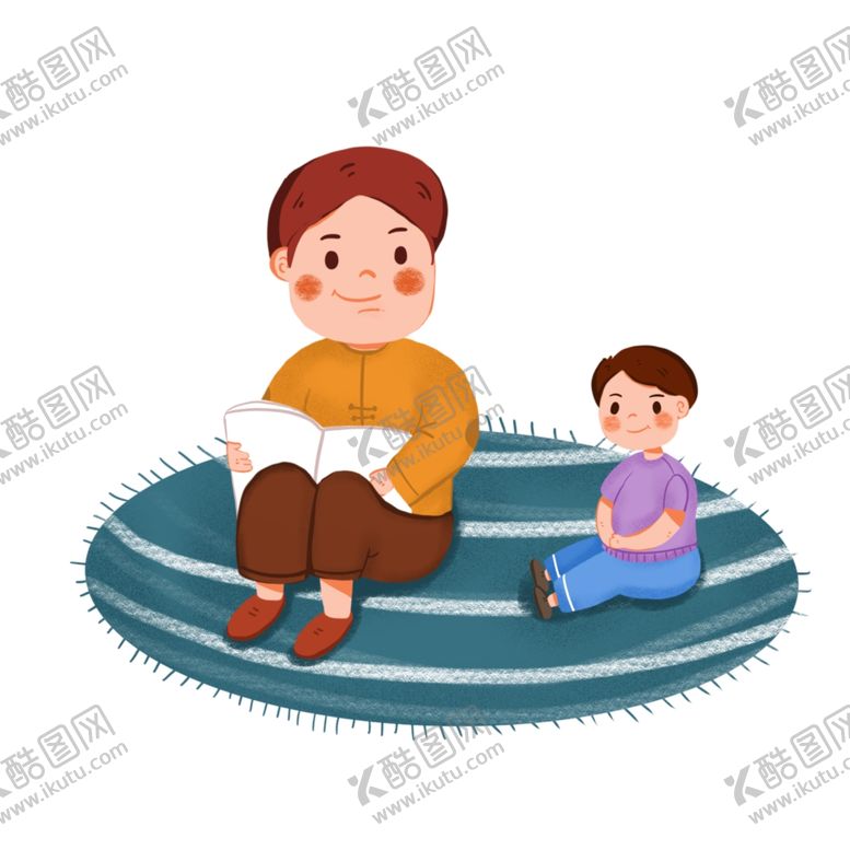 编号：94501407030639227436【酷图网】源文件下载-父亲节插画