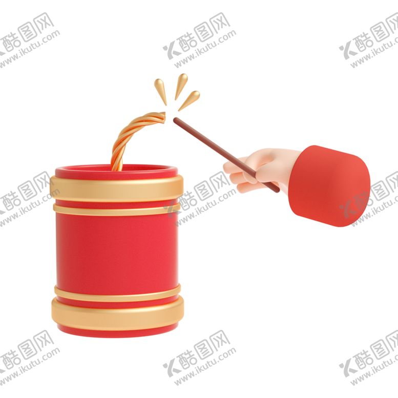 编号：23011602061915215193【酷图网】源文件下载-卡通爆竹透底素材