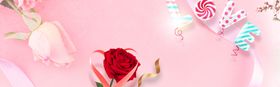 妇女节背景促销神快乐
