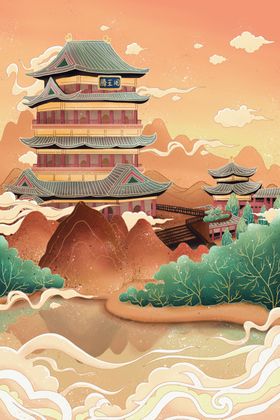滕王阁序海报
