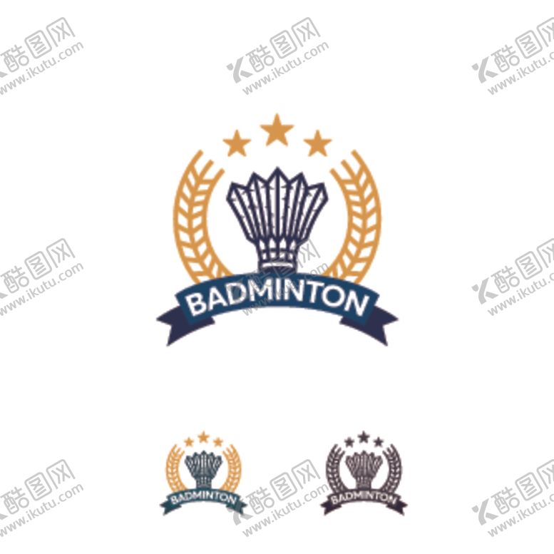 编号：54331209132241325262【酷图网】源文件下载-羽毛球俱乐部会徽