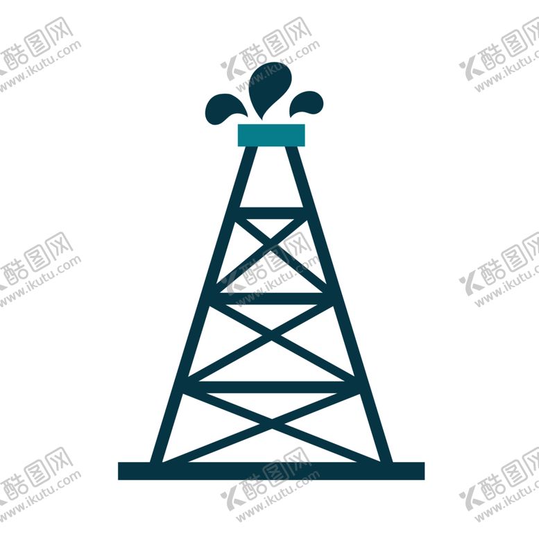 编号：29479205021917505097【酷图网】源文件下载-油井标志标识图标背景素材