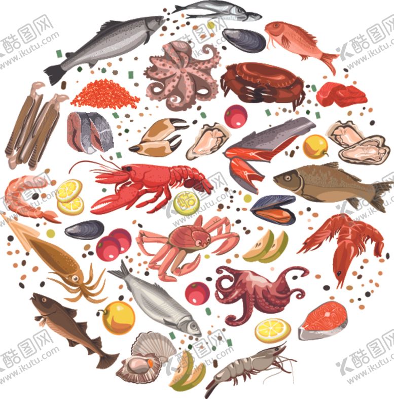 编号：44956809221615399083【酷图网】源文件下载-鱼海鲜