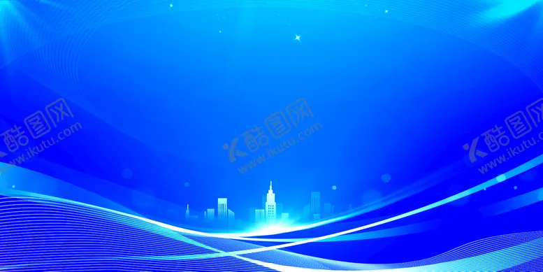 编号：52487109130424452019【酷图网】源文件下载-蓝色科技背景展板设计