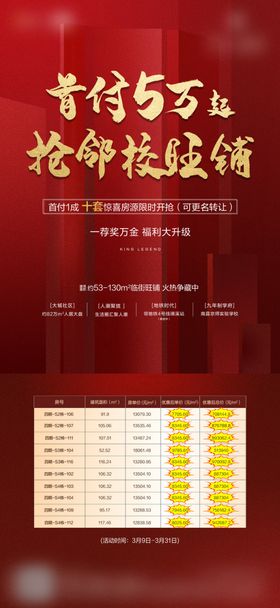 地产特价房收官优惠特惠